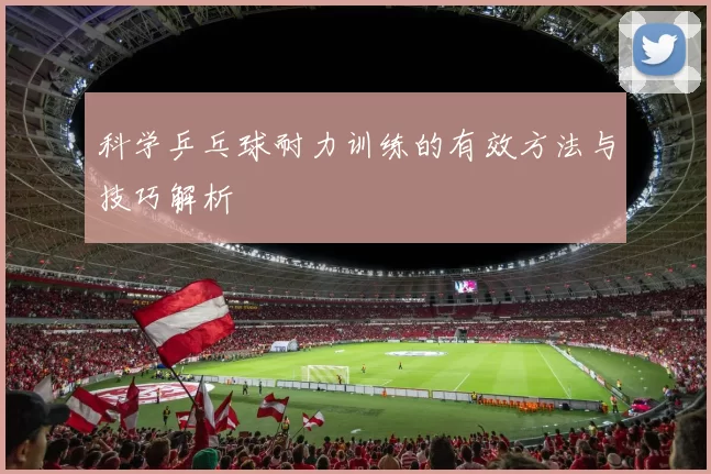 科学乒乓球耐力训练的有效方法与技巧解析